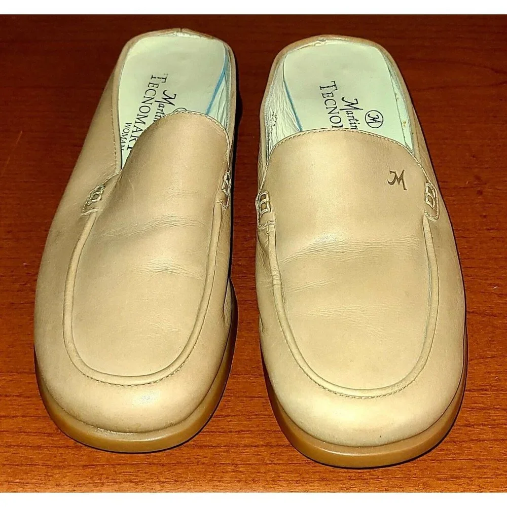 Martinelli Tecnomart Women's slip On Shoes Beige 6.5 Mules